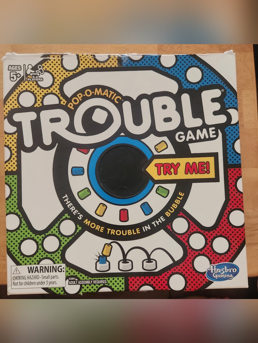 Hasbro Pop-O-Matic Trouble Game